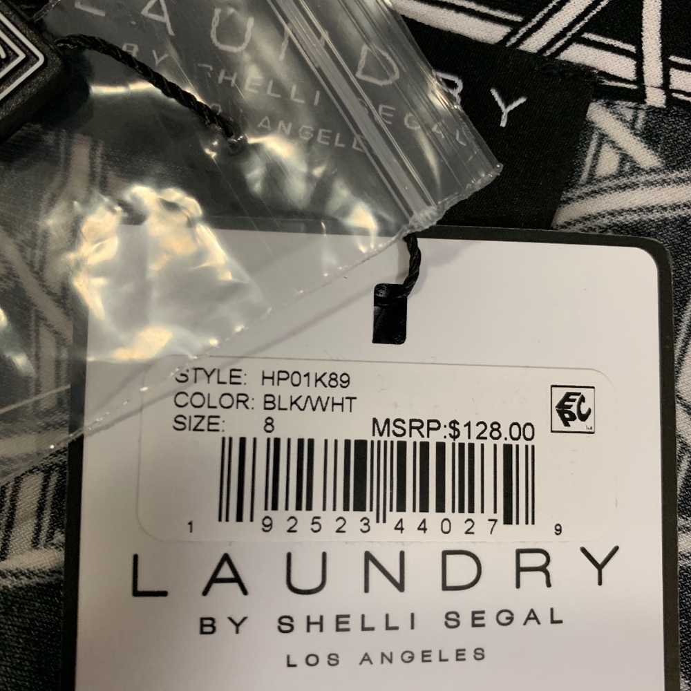 LAUNDRY BY SHELLI SEGAL 3/4 SLEEVE PRINT DRESS - Picture 8 of 8